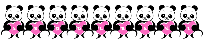 Abdulbaki love-panda logo
