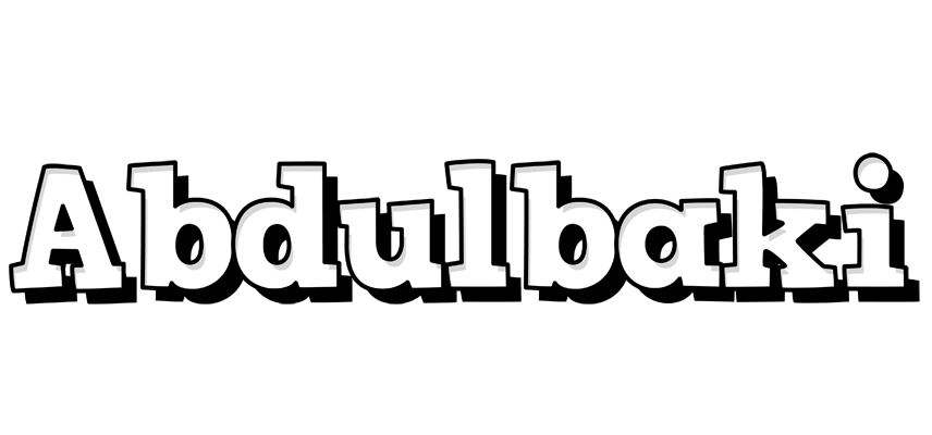 Abdulbaki snowing logo