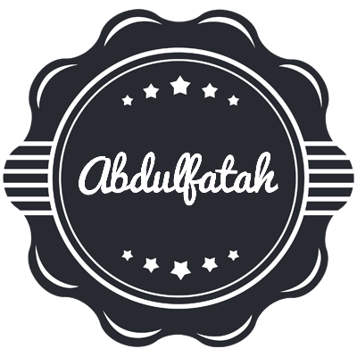 Abdulfatah badge logo