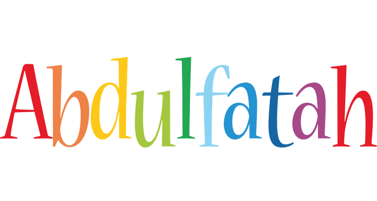 Abdulfatah birthday logo