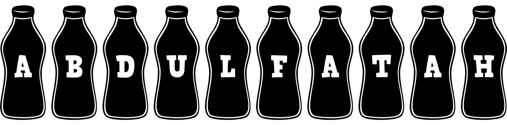 Abdulfatah bottle logo