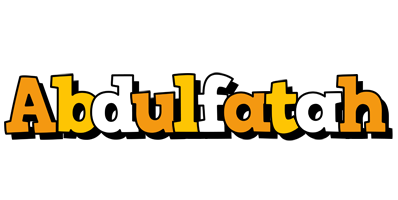 Abdulfatah cartoon logo