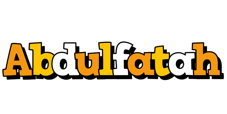 Abdulfatah cartoon logo