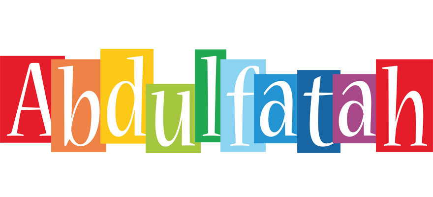 Abdulfatah colors logo