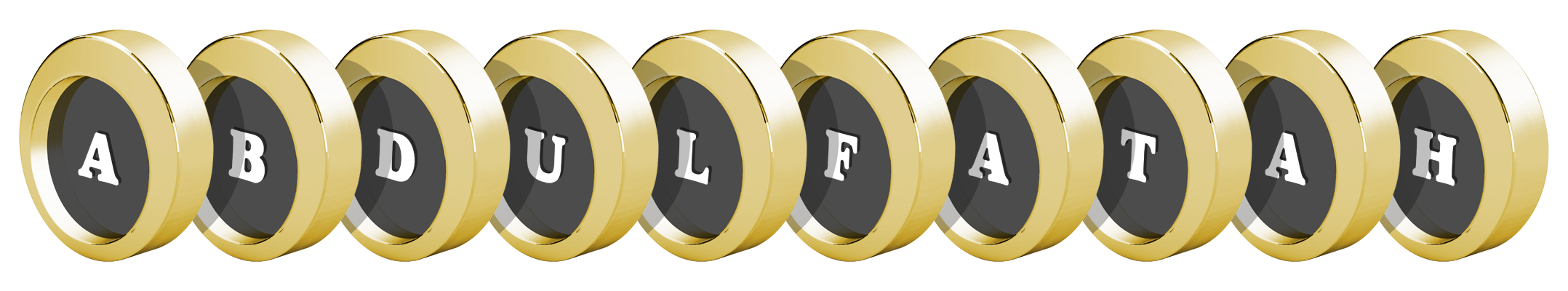 Abdulfatah gold logo