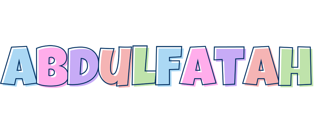 Abdulfatah pastel logo