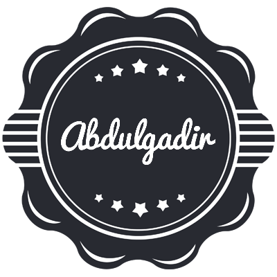 Abdulgadir badge logo