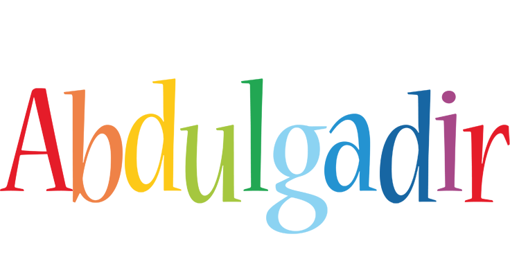 Abdulgadir birthday logo