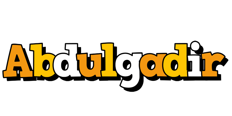 Abdulgadir cartoon logo