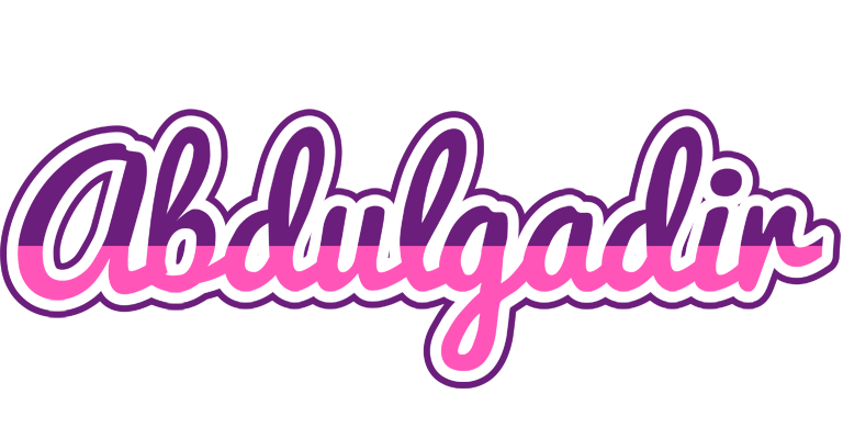 Abdulgadir cheerful logo