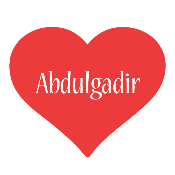Abdulgadir love logo