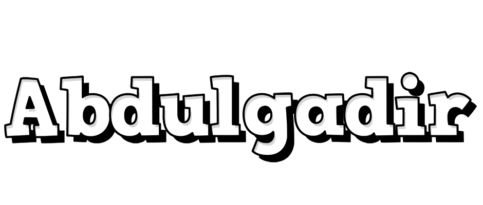 Abdulgadir snowing logo