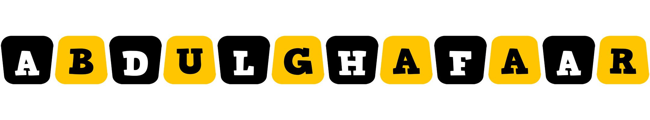 Abdulghafaar boots logo