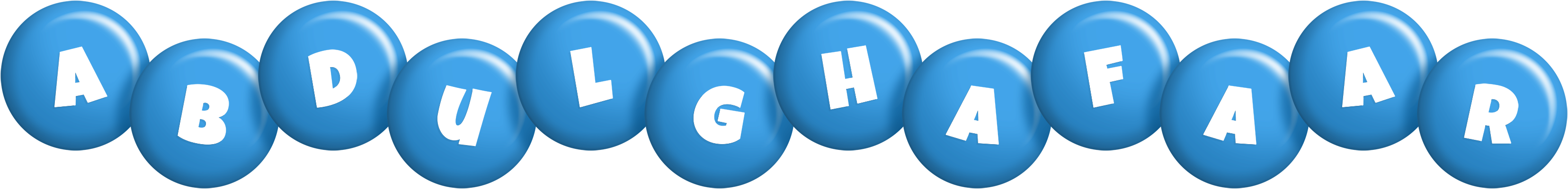Abdulghafaar candy-blue logo