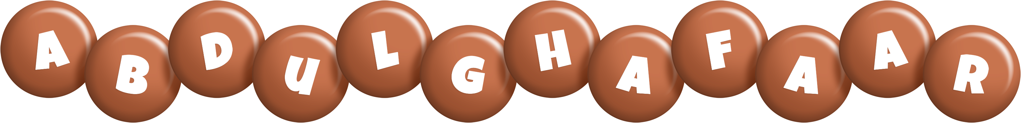 Abdulghafaar candy-brown logo