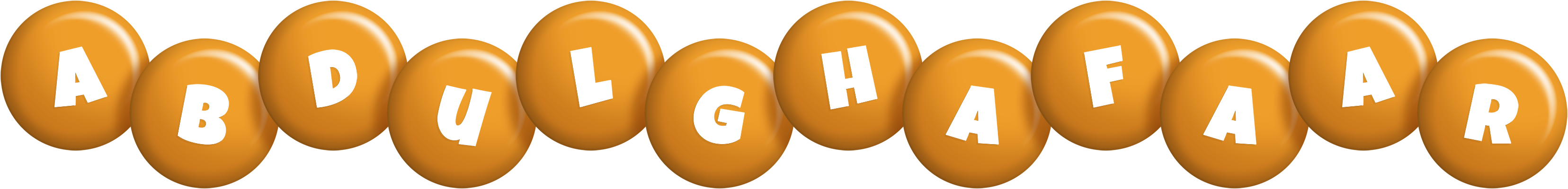 Abdulghafaar candy-orange logo