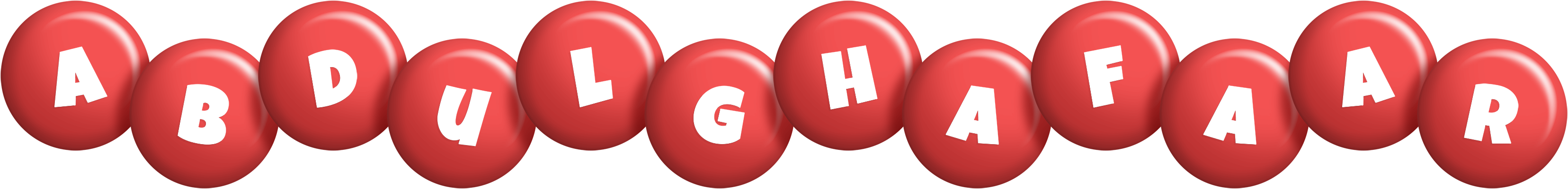 Abdulghafaar candy-red logo