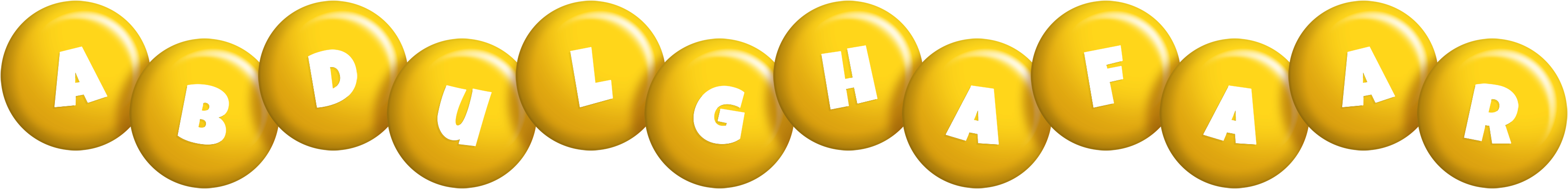 Abdulghafaar candy-yellow logo