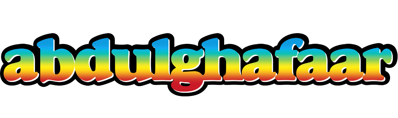 Abdulghafaar color logo