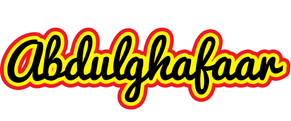 Abdulghafaar flaming logo