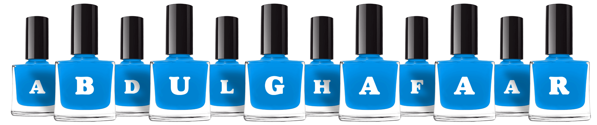 Abdulghafaar glossy logo