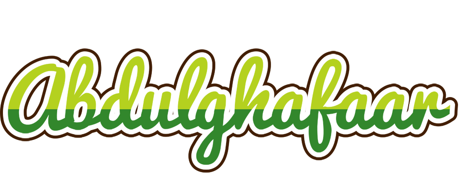 Abdulghafaar golfing logo