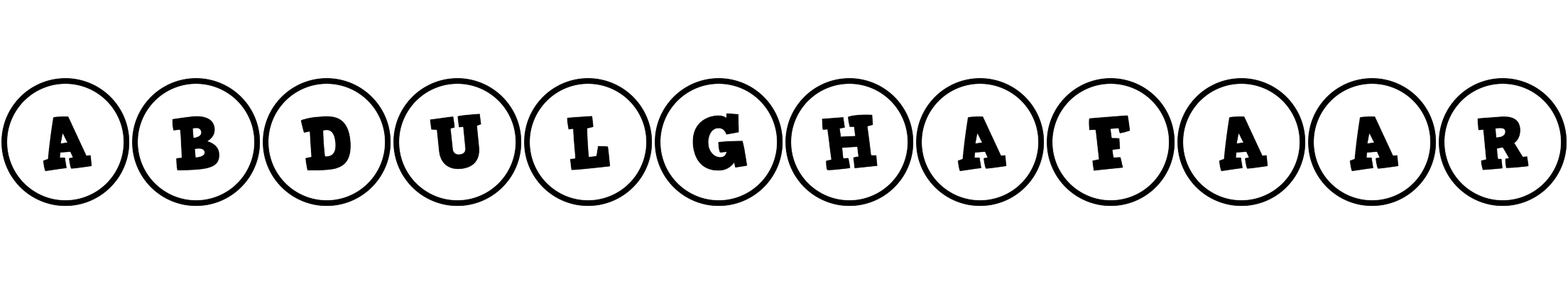 Abdulghafaar handy logo
