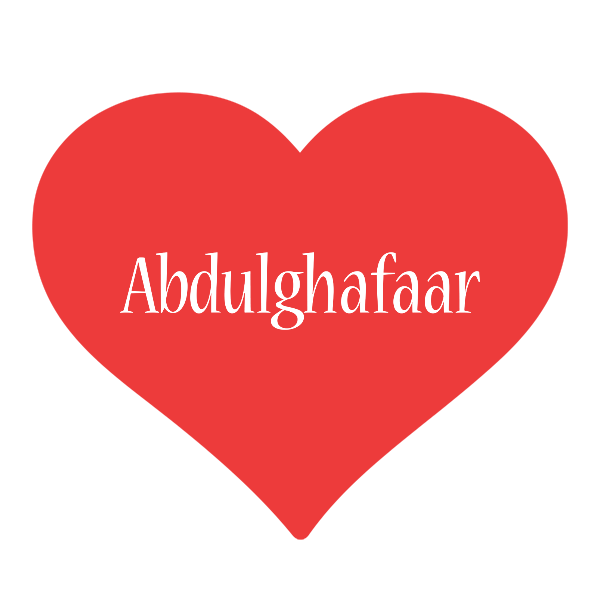 Abdulghafaar love logo