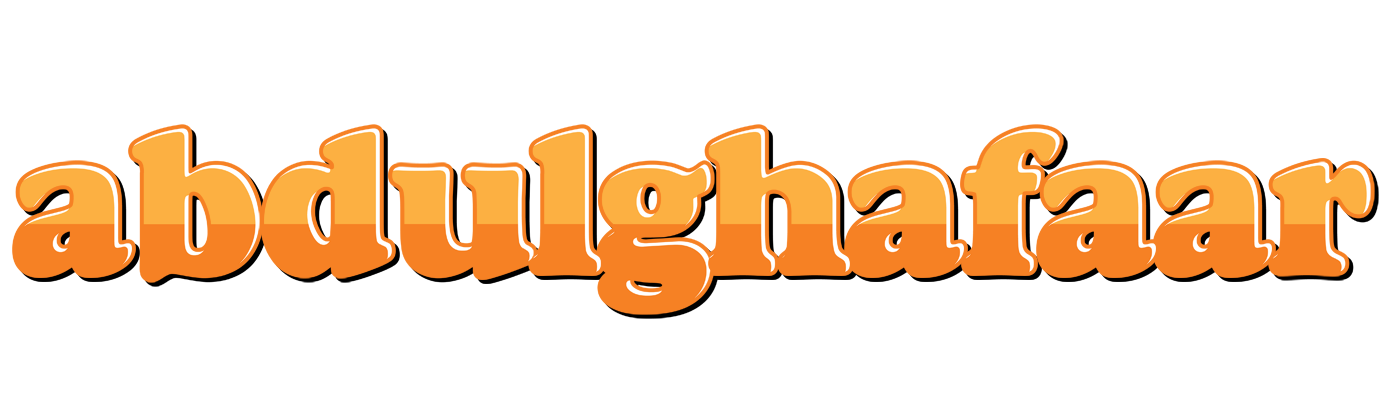 Abdulghafaar orange logo