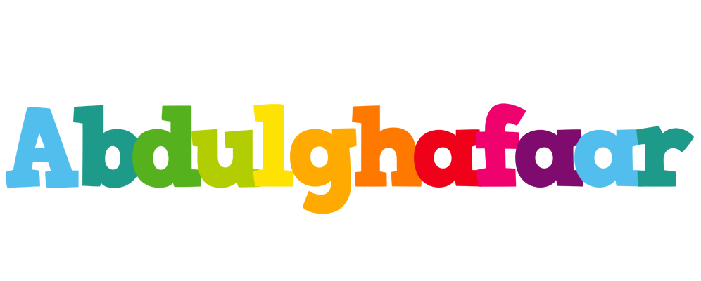 Abdulghafaar rainbows logo