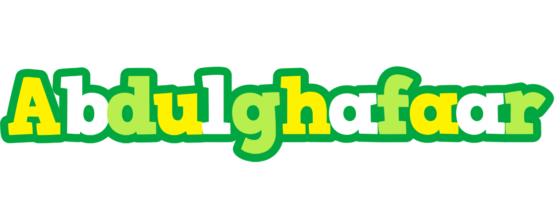 Abdulghafaar soccer logo