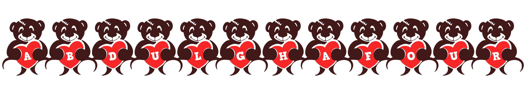 Abdulghafour bear logo