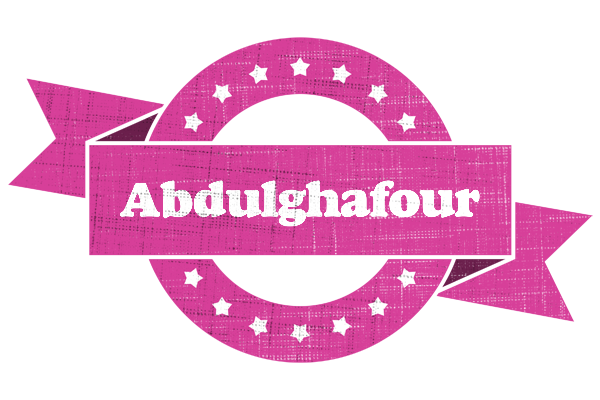 Abdulghafour beauty logo