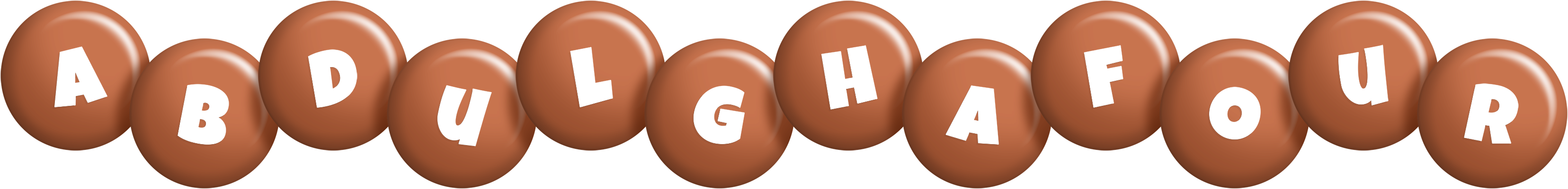 Abdulghafour candy-brown logo