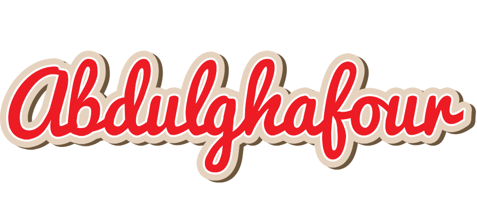 Abdulghafour chocolate logo