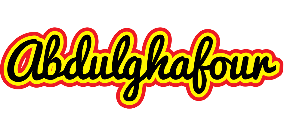 Abdulghafour flaming logo