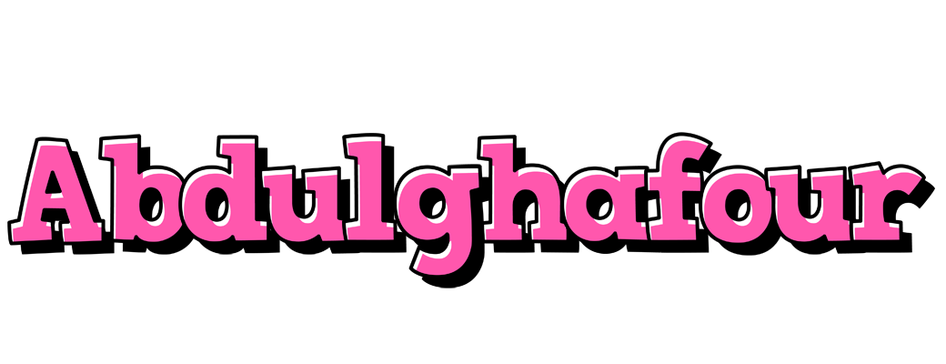 Abdulghafour girlish logo