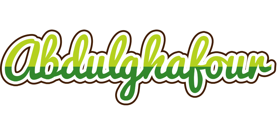 Abdulghafour golfing logo