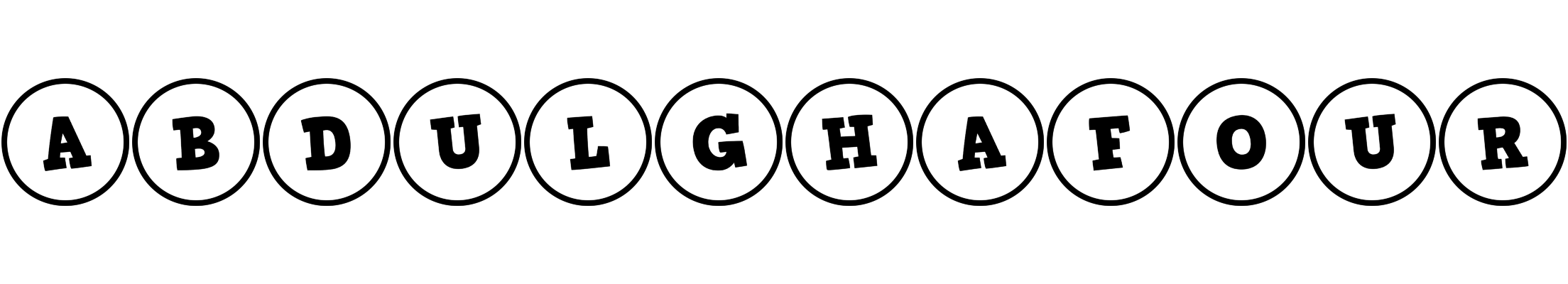 Abdulghafour handy logo