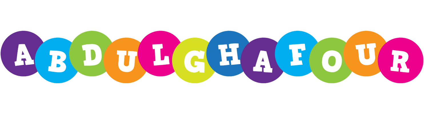 Abdulghafour happy logo