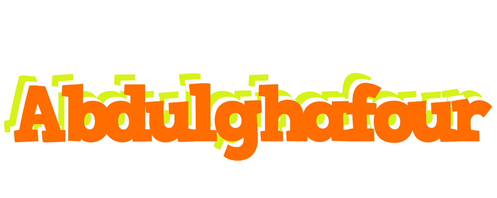 Abdulghafour healthy logo