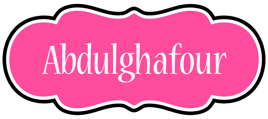 Abdulghafour invitation logo