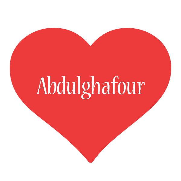 Abdulghafour love logo