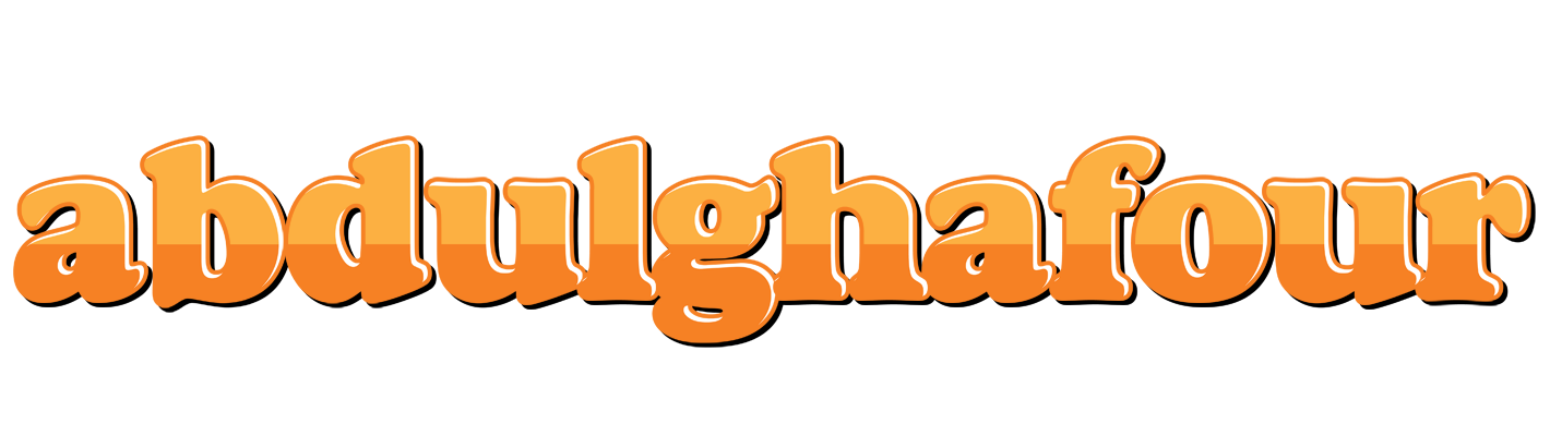 Abdulghafour orange logo