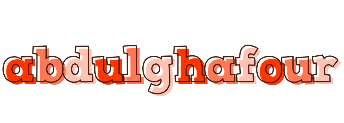 Abdulghafour paint logo