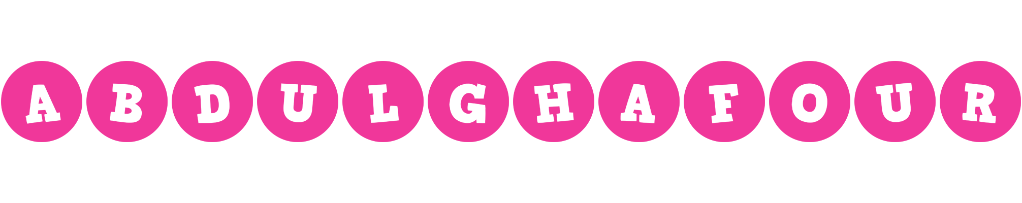 Abdulghafour poker logo