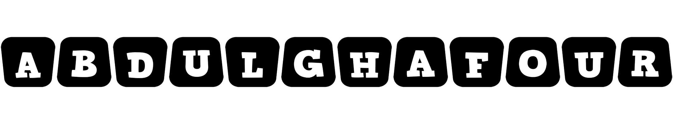 Abdulghafour racing logo