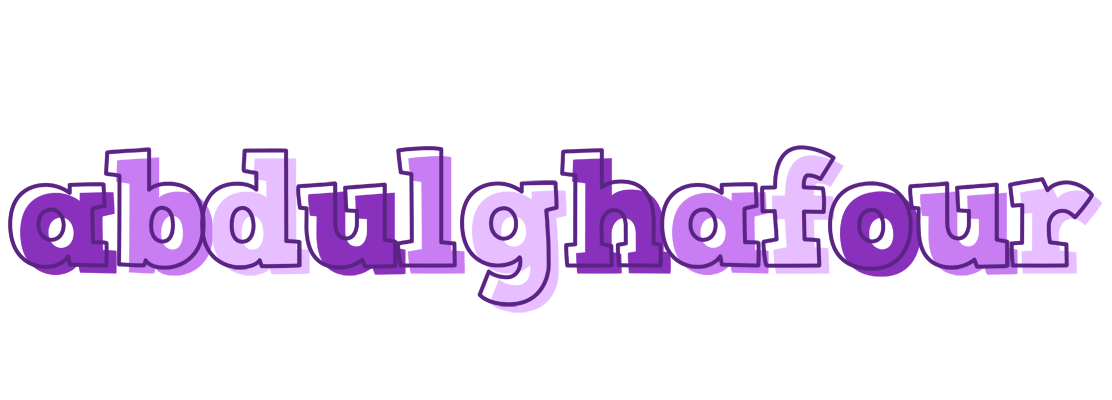 Abdulghafour sensual logo
