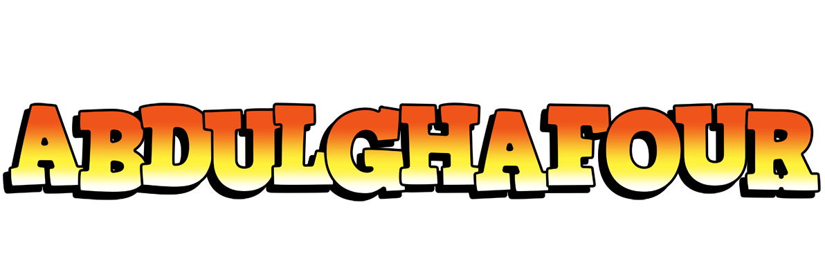 Abdulghafour sunset logo