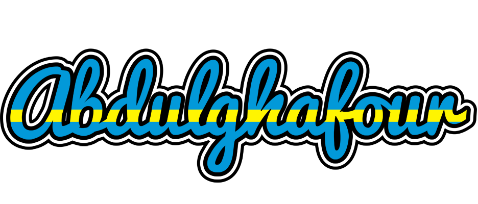 Abdulghafour sweden logo